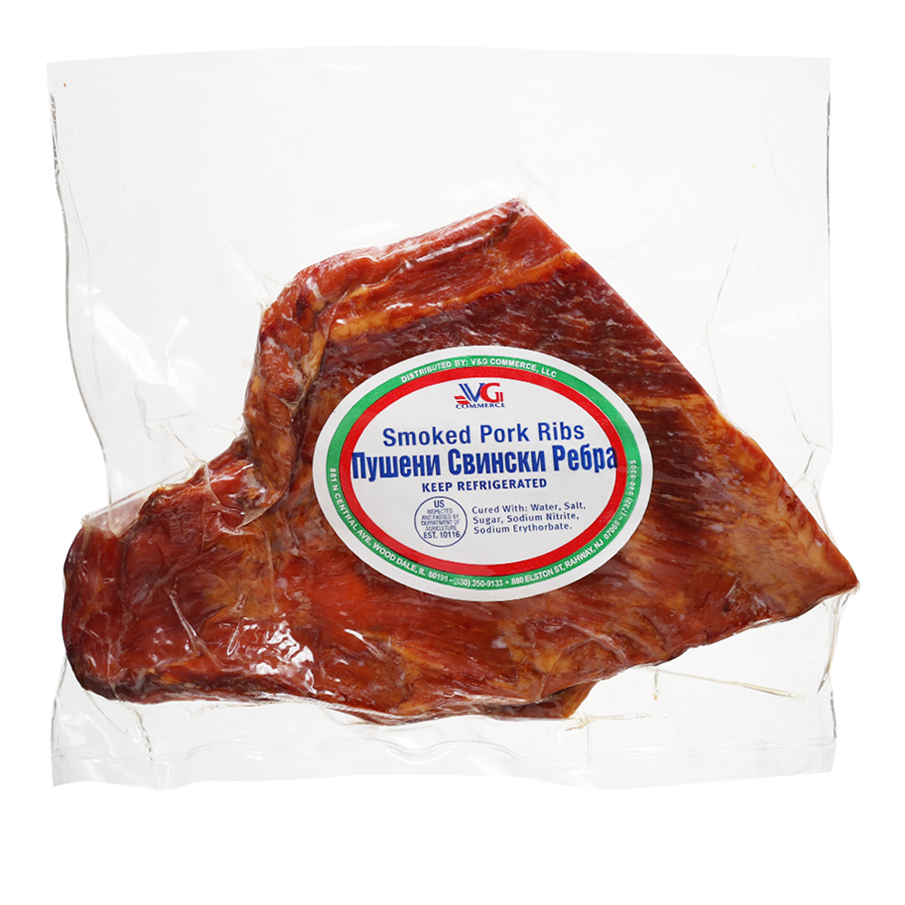 Smoked Pork Ribs – Pre Pack – approx 1lb